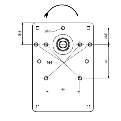 Pellet stove auger motor Kenta  K9177151 2 RPM for pellet stoves Ravelli, La Nordica, Laminox, Caminetti Montegrappa, Ecoforest, Ungaro, Adler, Lyncar, Krone, King, AMG, Zibro, Qlima, Foko and others - Kenta