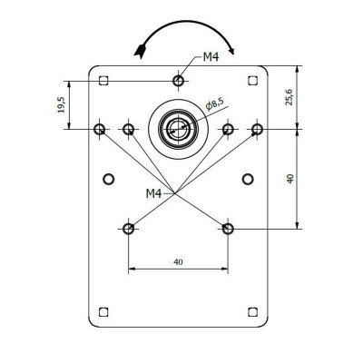 Pellet stove auger motor Kenta K9177256 2.5 RPM for pellet stoves FETM and others - Kenta