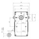 Hollow-shaft pellet stove auger motor Kenta K9117252 8.5 RPM for pellet stoves Italflame and others | Auger Motors for Pellet Stoves | Pellet Stove Parts |