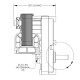 Pellet stove auger motor Merkle Korff S10997 1.1 RPM for pellet stoves MCZ, Palazzetti, Red, Brisach, Cadel and others | Auger Motors for Pellet Stoves | Pellet Stove Parts |