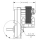 Pellet stove auger motor Merkle Korff S10999 1.3 RPM for pellet stoves Palazzetti and others | Auger Motors for Pellet Stoves | Pellet Stove Parts |
