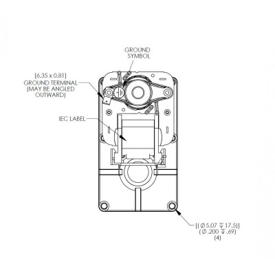 Pellet stove auger motor Merkle Korff S10999 1.3 RPM for pellet stoves Palazzetti and others - Merkle Korff