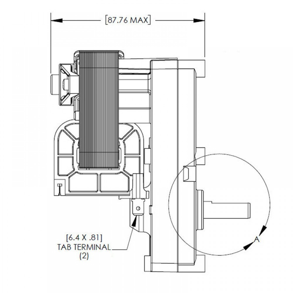 Pellet stove auger motor Merkle Korff S11011 3.3 RPM for pellet stoves MCZ, Cadel and others | Auger Motors for Pellet Stoves | Pellet Stove Parts |