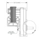 Pellet stove auger motor Merkle Korff S11011 3.3 RPM for pellet stoves MCZ, Cadel and others | Auger Motors for Pellet Stoves | Pellet Stove Parts |
