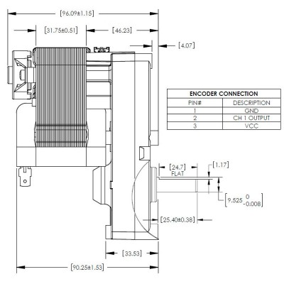 Pellet stove auger motor Merkle Korff S-4363 3.5 RPM for pellet stoves Edilkamin and others - Merkle Korff