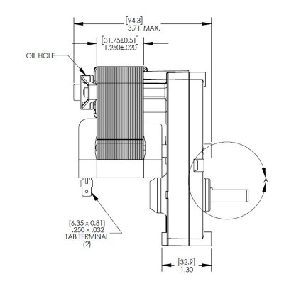 Pellet stove auger motor Merkle Korff S11055 5.6 RPM for pellet stoves Edilkamin, Thermorossi, Karmek One and others - Merkle Korff