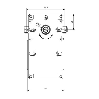 Pellet stove auger motor Kenta K9115001 1.5 RPM for pellet stoves Pasian and others - Kenta