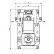 Pellet stove auger motor Kenta K9115001 1.5 RPM for pellet stoves Pasian and others | Auger Motors for Pellet Stoves | Pellet Stove Parts |