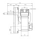 Pellet stove auger motor Kenta K9115001 1.5 RPM for pellet stoves Pasian and others | Auger Motors for Pellet Stoves | Pellet Stove Parts |