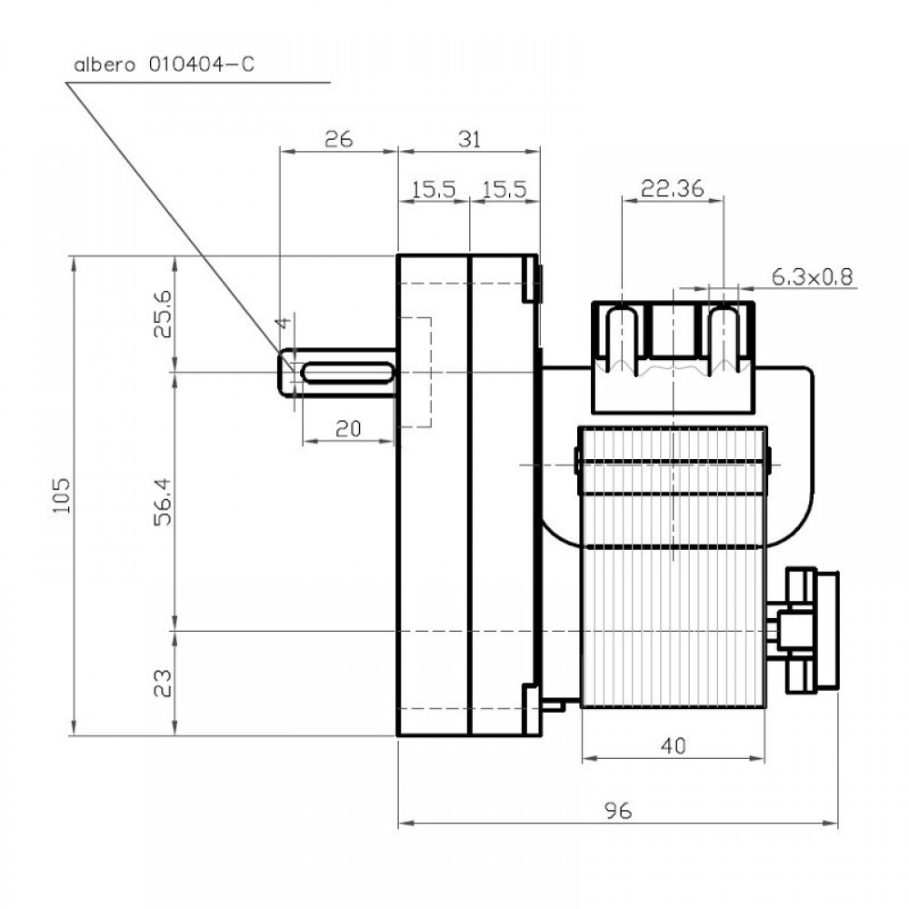 Hollow-shaft pellet stove auger motor Kenta K9177352 8.5 rpm for pellet stoves Pasian, Jolly Mec and others | Auger Motors for Pellet Stoves | Pellet Stove Parts |