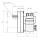 Hollow-shaft pellet stove auger motor Kenta K9177352 8.5 rpm for pellet stoves Pasian, Jolly Mec and others | Auger Motors for Pellet Stoves | Pellet Stove Parts |