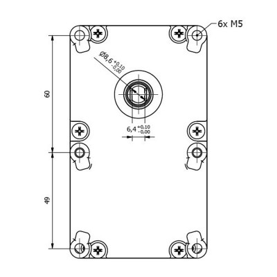 Hollow-shaft pellet stove auger motor Kenta K9189000 1 RPM for pellet stoves Edilkamin, Italiana Camini, Nordica Extraflame, Karmek One, Palazzetti and others - Kenta