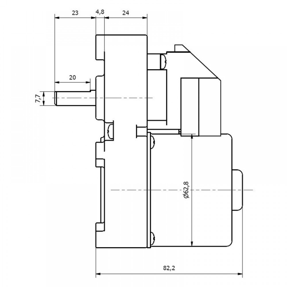 Pellet stove auger motor Kenta K9189051 1.4 RPM for pellet stoves Palazzetti, Royal, Edilkamin, MCZ, Piazzetta and others | Auger Motors for Pellet Stoves | Pellet Stove Parts |
