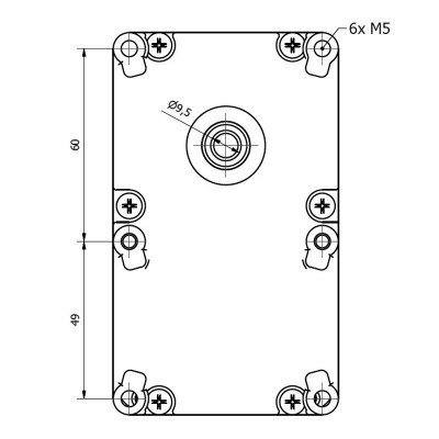 Pellet stove auger motor Kenta K9189102 2 RPM for pellet stoves Edilkamin, Italiana Camini, Karmek One, Ambiente e Calore, Cadel, Palazzetti, Italflame, Qlima, Zibro and others - Kenta
