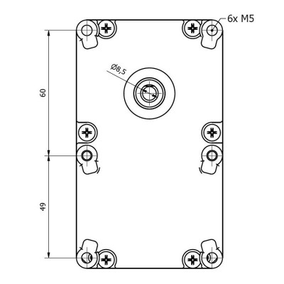 Pellet stove auger motor Kenta K9189250 4 RPM for pellet stoves Palazzetti, Royal, Cadel, Karmek One, Ambiente e Calore, Italflame, Moretti Design, Eva Stampaggi, Eva Calor, Punto Fuoco and others - Kenta