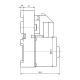 Hollow-shaft pellet stove auger motor Kenta K9189301 5.6 RPM for pellet stoves Edilkamin, Italiana Camini, Karmek One, Nordica Extraflame and others | Auger Motors for Pellet Stoves | Pellet Stove Parts |