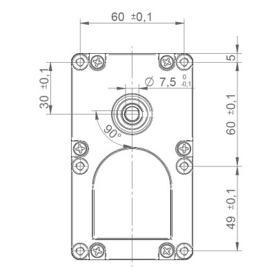 Мотор редуктор IPC GMF250D801 5 RPM за пелетна камина Mareli Systems, Golden Fire, Palazzetti, Royal, Ravelli, Edilkamin, Cadel, Thermorossi, Caminetti Montegrappa, MCZ, Eva Stampaggi, Eva Calor и др. - IPC