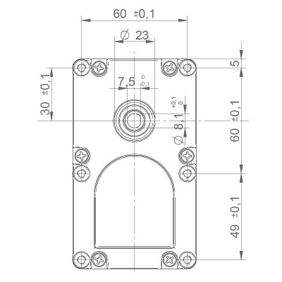 Hollow-shaft pellet stove auger motor IPC GMF210H801 1 RPM for pellet stoves Palazzetti, Royal and others - IPC