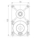 Pellet stove auger motor IPC GMF420D901 1.75 RPM for pellet stoves Extraflame, Ravelli and others | Auger Motors for Pellet Stoves | Pellet Stove Parts |