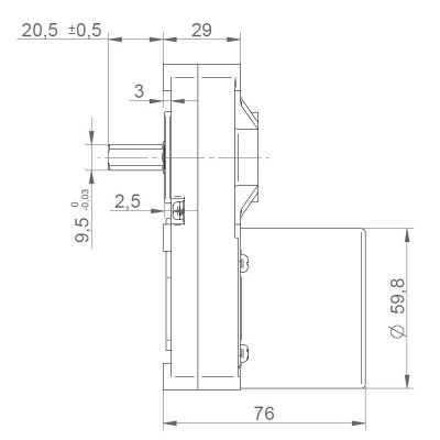 Pellet stove auger motor IPC GMF440D901 4 RPM for pellet stoves Moretti Design, Ravelli, Palazzetti, Royal, Klover, MCZ and others - IPC
