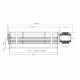 Tangential fan EBM for pellet stoves CTL, Karmek One, Piazzetta, Prince and others, Ø65mm, Flow 380m³/h | Fans and Blowers for Pellet Stoves | Pellet Stove Parts |