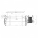 Tangential fan EBM for pellet stoves CTL, Karmek One, Piazzetta, Prince and others, Ø65mm, Flow 380m³/h | Fans and Blowers for Pellet Stoves | Pellet Stove Parts |