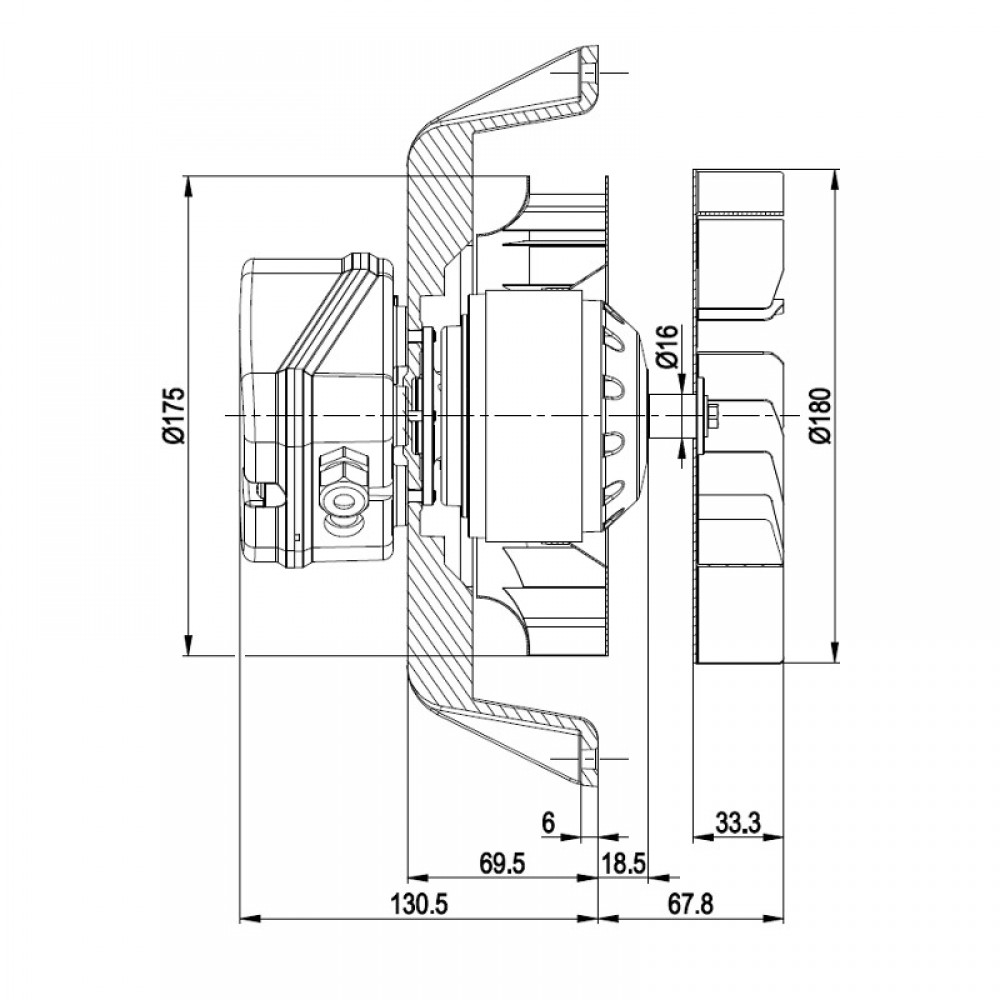 Smoke extractor fan EBM for pellet stoves Edilkamin and others | Fans and Blowers for Pellet Stoves | Pellet Stove Parts |