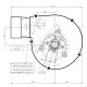 Smoke extractor fan Fergas for pellet stoves Anselmo Cola and others | Fans and Blowers for Pellet Stoves | Pellet Stove Parts |