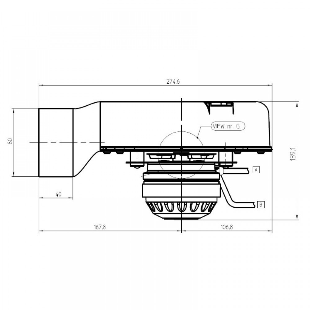 Smoke extractor fan Fergas for pellet stoves Edilkamin, Italiana Camini, Ferroli, MCZ, Cadel, Ravelli, Ecoteck, Palazzetti, Royal, Thermorossi, Burnit, Biomax and others | Fans and Blowers for Pellet Stoves | Pellet Stove Parts |