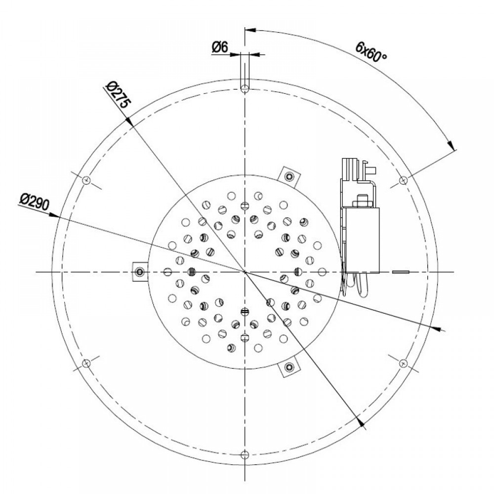 Smoke extractor fan EBM for pellet stoves B Service and others | Fans and Blowers for Pellet Stoves | Pellet Stove Parts |