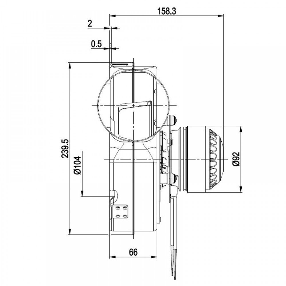 Smoke extractor fan EBM for pellet stoves Eva Stampaggi, L'Artistico and others | Fans and Blowers for Pellet Stoves | Pellet Stove Parts |
