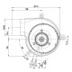 Smoke extractor fan EBM for pellet stoves Eva Stampaggi, L'Artistico and others | Fans and Blowers for Pellet Stoves | Pellet Stove Parts |