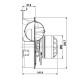 Smoke extractor fan EBM for pellet stoves Arca, Enerkos Industries, Esperia Technology, Eva Stampaggi, Karmek One, Magikal, MBZ Italfuoco, Palazzetti, Tecno Vibrok and others | Fans and Blowers for Pellet Stoves | Pellet Stove Parts |