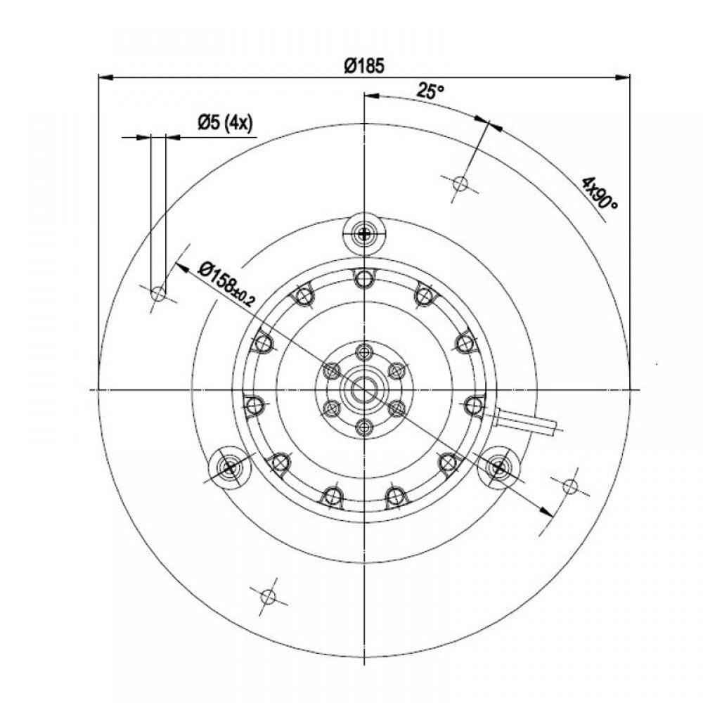 Smoke extractor fan EBM for pellet stoves Arce Stufe, Calor Italy, Corisit, Cs Thermos, Jolly Mec Caminetti, Karmek One, Klover, Moretti Fire, Pasian, Thermorossi, Vulcania, Edilkamin and others | Fans and Blowers for Pellet Stoves | Pellet Stove Parts |