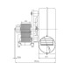 Smoke extractor fan EBM for pellet stoves Ungaro, BAXI, Westen and others | Fans and Blowers for Pellet Stoves | Pellet Stove Parts |