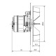 Smoke extractor fan ECM FIME for pellet stoves MCZ, Edilkamin and others | Fans and Blowers for Pellet Stoves | Pellet Stove Parts |
