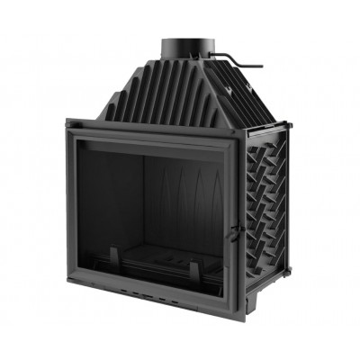 Cast Iron Wood Burning Fireplace Kratki Amelia, 21kW - Kratki