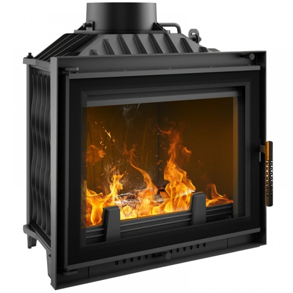 Cast Iron Wood Burning Fireplace Kratki Antek Deco, 10kW | Cast Iron Fireplaces | Wood Burning Fireplaces |