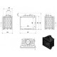 Cast Iron Wood Burning Fireplace Kratki Antek Deco, 10kW | Cast Iron Fireplaces | Wood Burning Fireplaces |