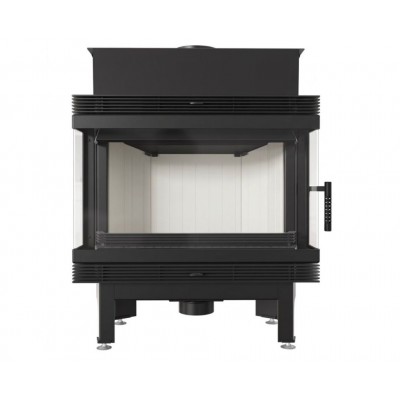 Cast Iron Wood Burning Fireplace Kratki Blanka, 11kW - Kratki