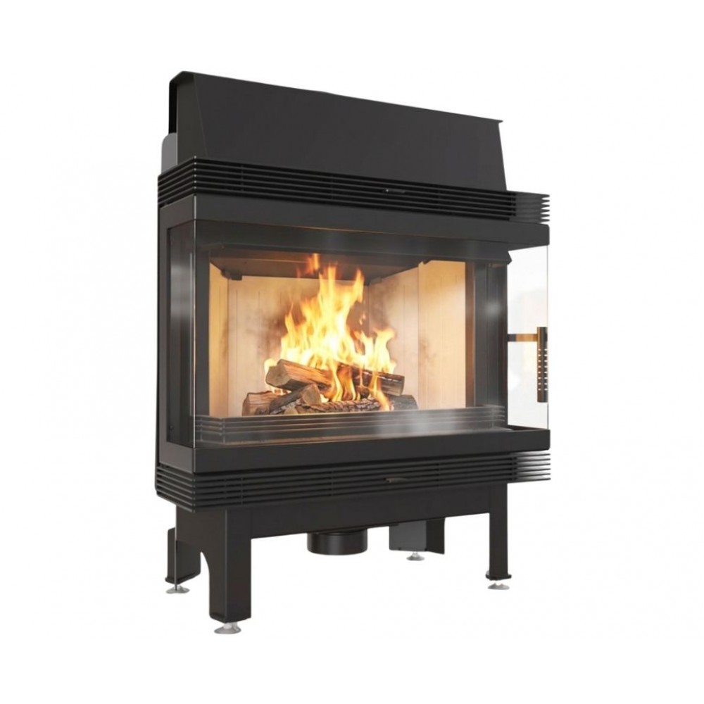 Cast Iron Wood Burning Fireplace Kratki Blanka, 11kW