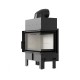 Cast Iron Wood Burning Fireplace Kratki Floki M, Right, 10kW | Cast Iron Fireplaces | Wood Burning Fireplaces |