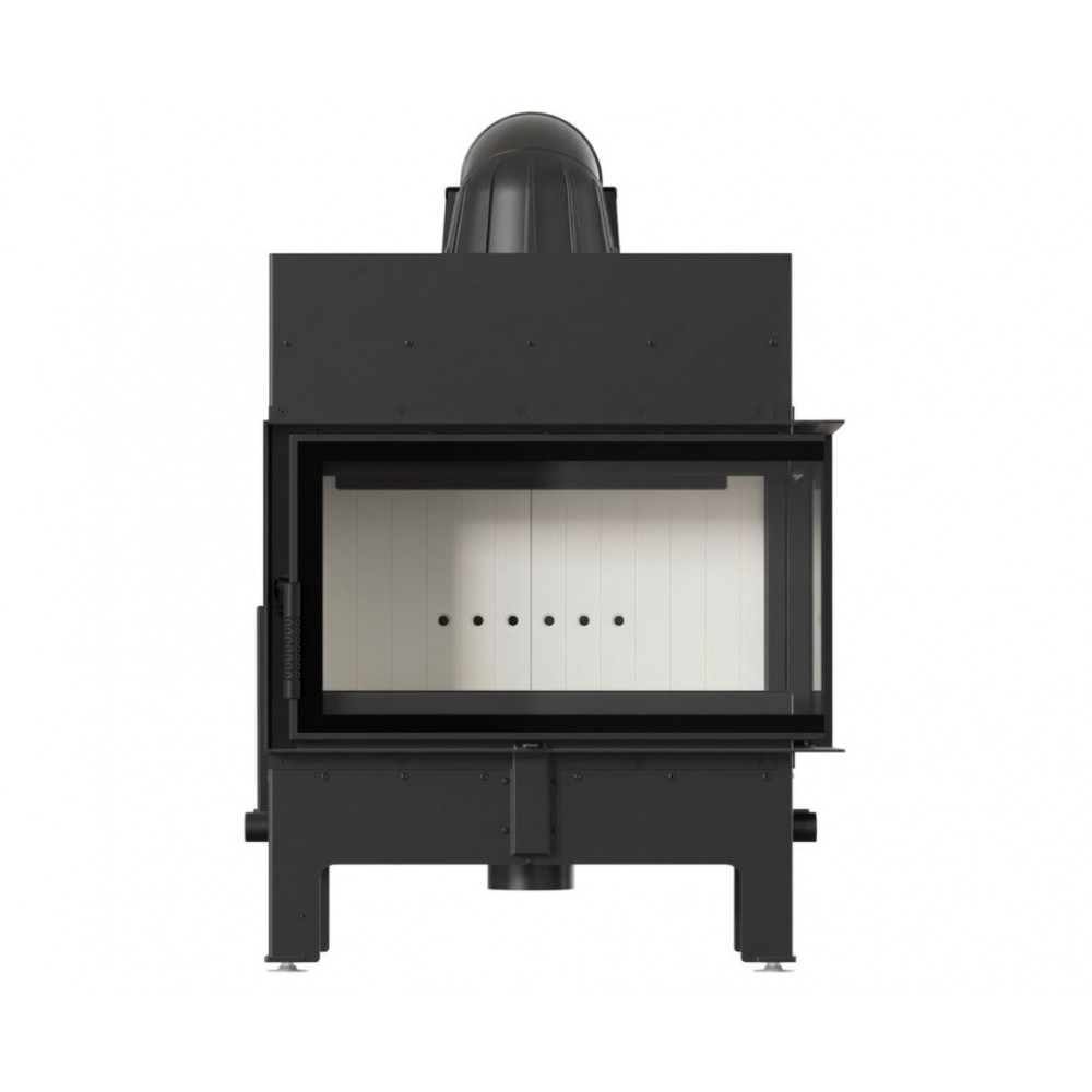 Cast Iron Wood Burning Fireplace Kratki Floki M, Right, 10kW | Cast Iron Fireplaces | Wood Burning Fireplaces |