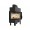 Cast Iron Wood Burning Fireplace Kratki Floki M, Left, 10kW