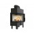 Cast Iron Wood Burning Fireplace Kratki Floki M, Left, 10kW Cast Iron Wood Burning Fireplace Kratki Floki M, Left, 10kW