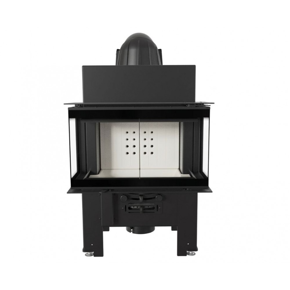 Cast Iron Wood Burning Fireplace Kratki NBC, 7kW | Modern Fireplaces | Wood Burning Fireplaces |
