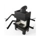 Cast Iron Wood Burning Fireplace Kratki NBC, 7kW | Modern Fireplaces | Wood Burning Fireplaces |