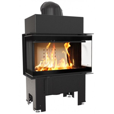 Cast Iron Wood Burning Fireplace Kratki NBC, 7kW - Kratki