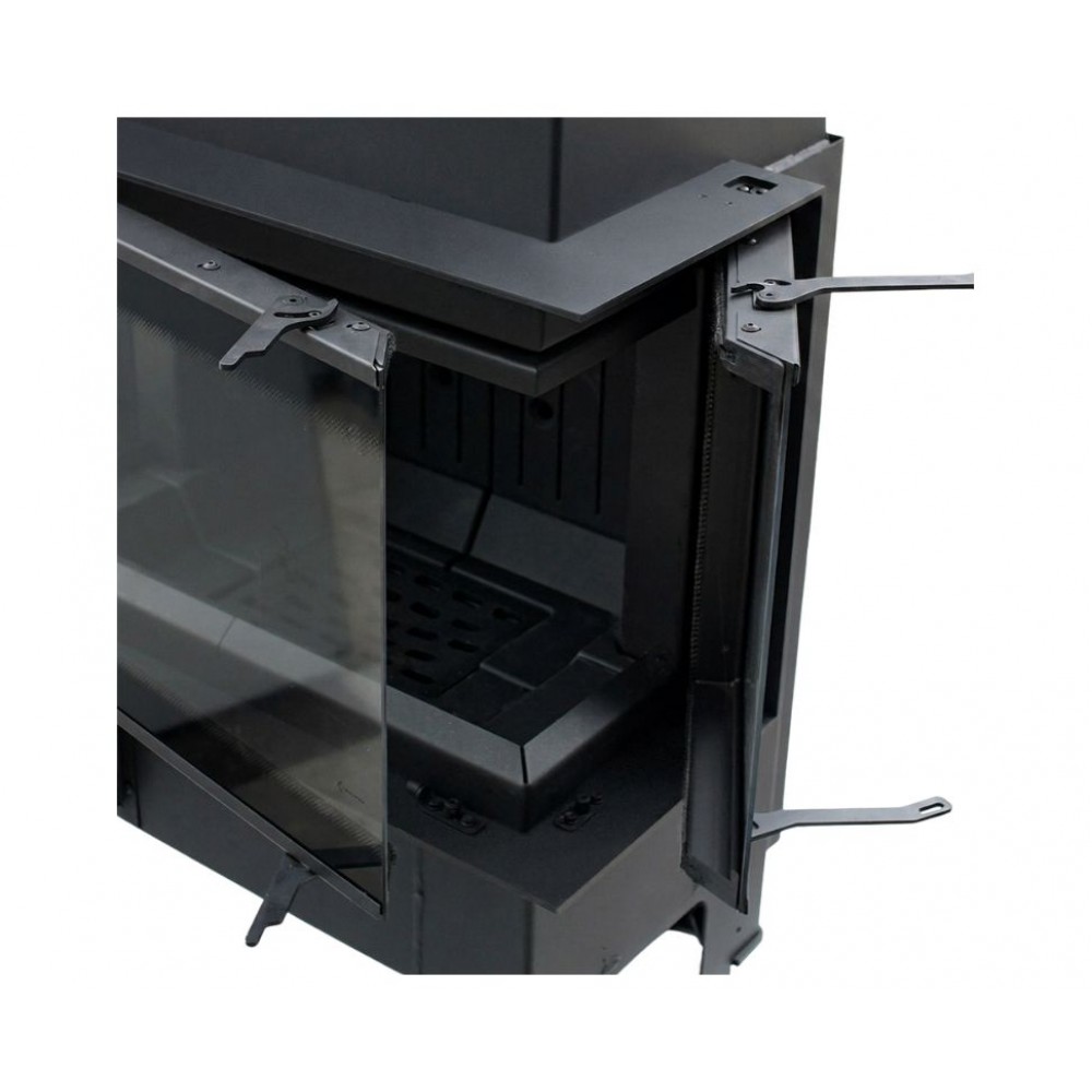 Cast Iron Wood Burning Fireplace Kratki NBC, 7kW | Modern Fireplaces | Wood Burning Fireplaces |