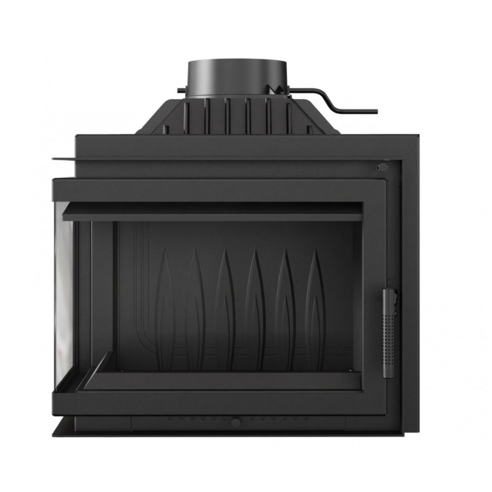 Cast Iron Wood Burning Fireplace Kratki Simple, Left, 8kW | Cast Iron Fireplaces | Wood Burning Fireplaces |